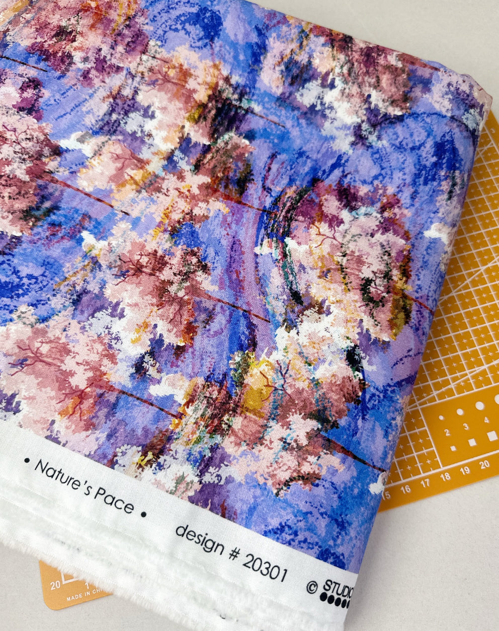 Nature’s Peace Print Woven Fabric