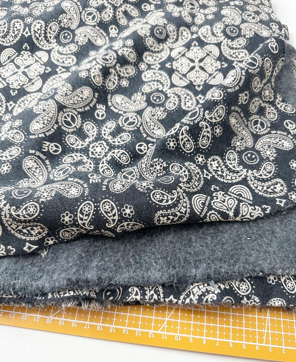 Happy Nation Brushed French Terry Cotton Stretch