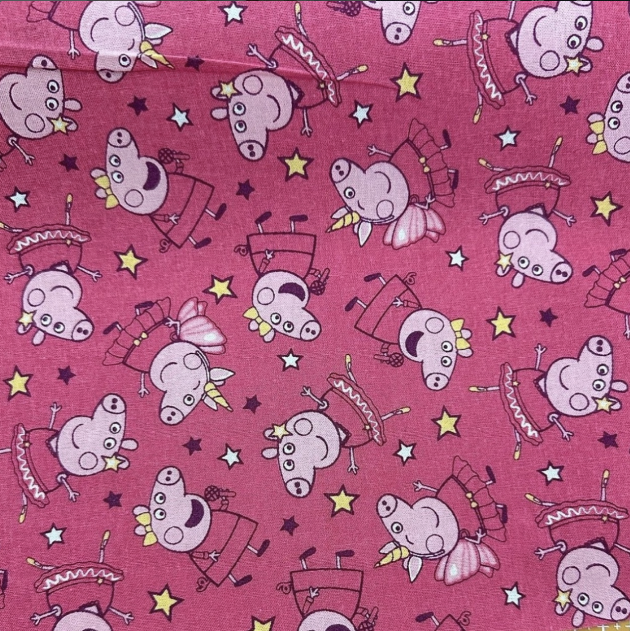 Peppa Print Woven Cotton Fabric