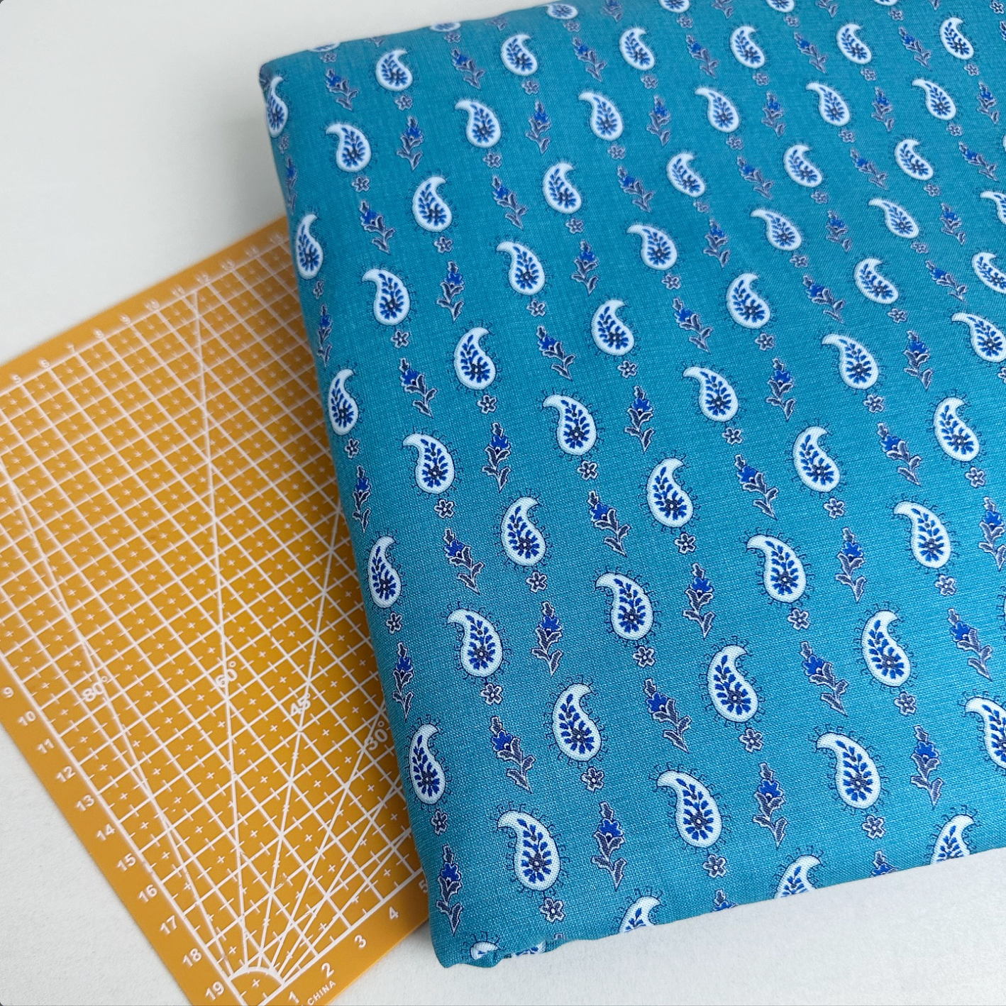 Dark Paisley Woven Fabric